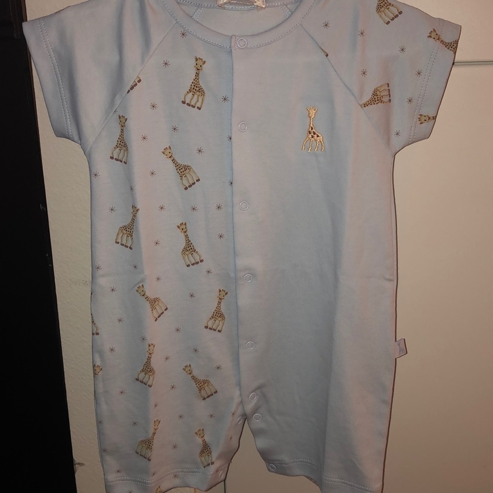 NWT Kissy Kissy Sophie La Girafe Romper